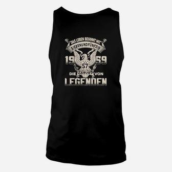 Personalisierbares Geburtsjahr Adler Unisex TankTop, Legenden Spruch Design - Seseable