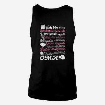 Personalisiertes Oma Unisex TankTop - Geschichten & Liebe Spenden Tee - Seseable