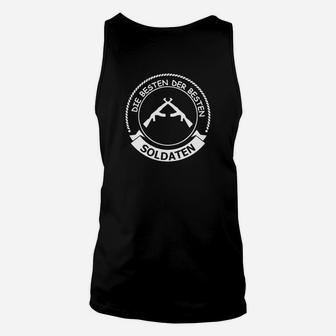 Schwarzes Unisex TankTop Die Besten der Besten Soldaten, Motiv für Militärfans - Seseable