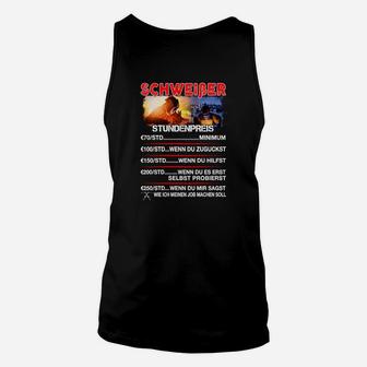 Schweißer Unisex TankTop mit Humorvollem Spruch, Lustige Berufs Kleidung - Seseable