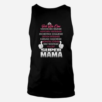 Super Mama Unisex TankTop mit Spruch, Perfektes Geschenk für Mütter - Seseable