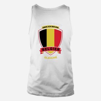 Belgien-Fan Unisex TankTop Aber ich bin ein Belgier für Fußballfans - Seseable