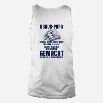 Bonus Papa Dankbarkeits-Unisex TankTop mit emotionalem Text - Seseable