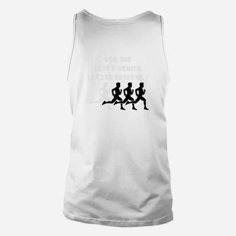 Lauf-Evolution Herren Grafik Unisex TankTop in Weiß, Sportliches Motiv - Seseable