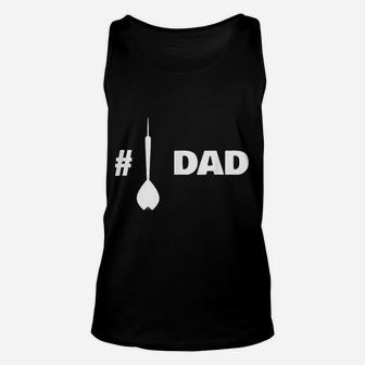 1 Dad Number 1 Fathers Day Gift Unisex Tank Top - Seseable