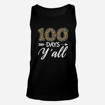 100 Days Yall Teacher Or Student Unisex Tank Top - Seseable