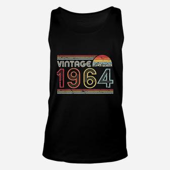 1964 Vintage 57th Birthday Unisex Tank Top - Seseable