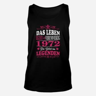 1972 Das Leben Legenden TankTop - Seseable