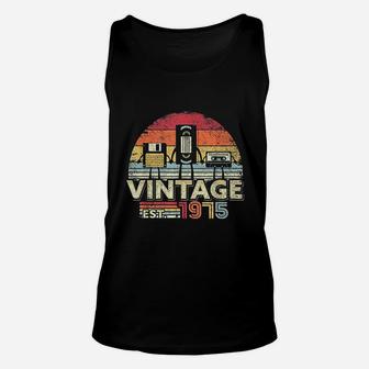 1975 Vintage Birthday Gift Funny Music Tech Humor Unisex Tank Top - Seseable