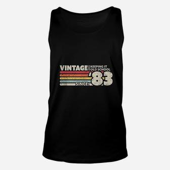 1983 Vintage Keeping It Old School Unisex Tank Top