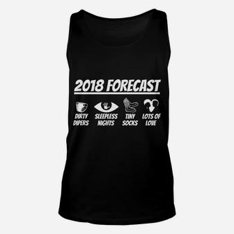 2018 Forecast Baby Born Father Daddy Mum Unisex Tank Top - Seseable