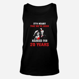 20th Anniversary Gift. Funny Halloween Costume For Couple. Unisex Tank Top - Seseable