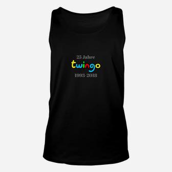 25 Jahre Twingo Jubiläum Unisex TankTop, 1993-2018 Retro Design - Seseable