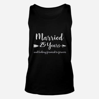 25th Wedding Anniversary Gifts For Him Her Couples Unisex Tank Top - Seseable