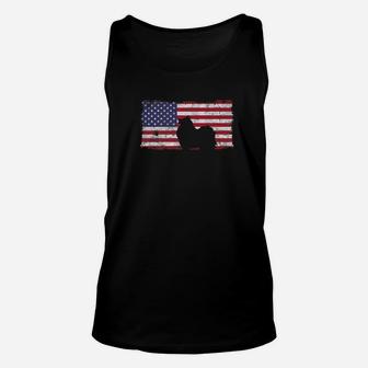 4th Of July Pomeranian Dog American Flag Patriotic Unisex Tank Top