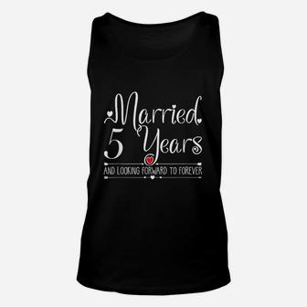 5 Years Wedding Anniversary Gifts For Wife, Husband, Couples Unisex Tank Top - Seseable