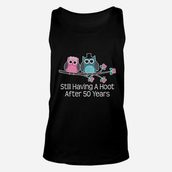 50th Anniversary Still Having A Hoot After 50 Years Unisex Tank Top - Seseable