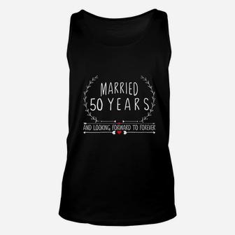 50th Wedding Anniversary Gifts For Wife Parents And Couples Unisex Tank Top - Seseable
