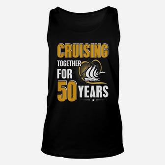 50th Wedding Anniversary Shirts Cruising Together Unisex Tank Top | Seseable CA