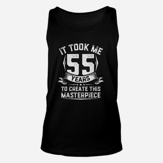 55 Year Old Birthday Gifts Vintage 55th Birthday Unisex Tank Top - Seseable
