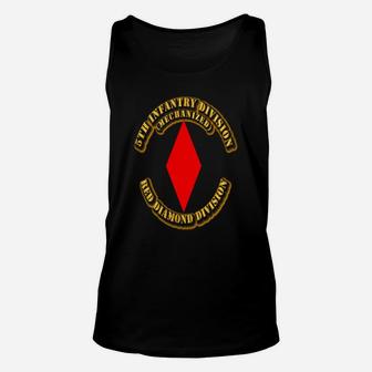 5th Infantry Division Red Diamond Division Unisex Tank Top - Seseable