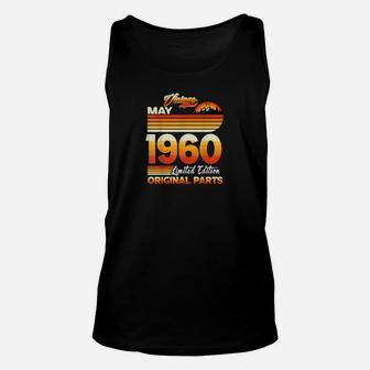 61 Jahre Alt Retro Vintage Mai 1960 Lustig 61St Birthday TankTop - Seseable