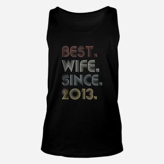 6th Wedding Anniversary Gifts Best Wife Since 2013 Unisex Tank Top - Seseable