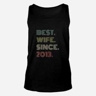 8th Wedding Anniversary Gift Best Wife Since 2013 Unisex Tank Top - Seseable