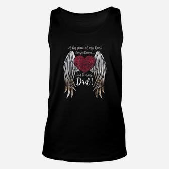 A Big Piece Of My Heart Lives In Heaven He Is My Dad Unisex Tank Top - Seseable