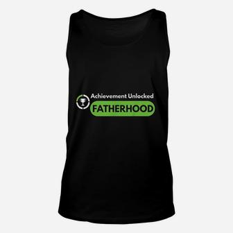 Achievement Unlocked Fatherhood New Dad 2019 2020 Father Unisex Tank Top - Seseable