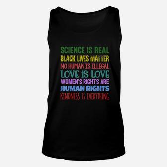 Activist Equality Social Justice Quote Slogan Gift Unisex Tank Top - Seseable