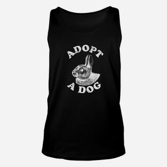 Adopt A Dog Ironic Funny Rabbis Unisex Tank Top - Seseable