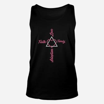 Adoption Announcement Day Family Gifts Faith Love Unisex Tank Top - Seseable