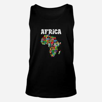 Africa Proud African Country Flags Continent Love Unisex Tank Top