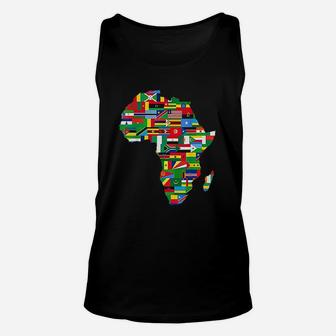 Africa Proud African Country Flags Continent Love Unisex Tank Top
