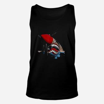 Airplane Military Unisex Tank Top - Seseable
