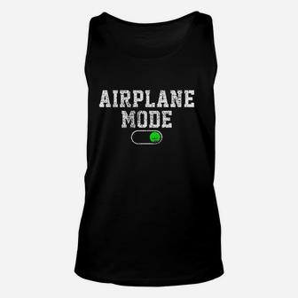 Airplane Mode On Vacation Summer Piolot Aviator Vintage Gift Unisex Tank Top - Seseable