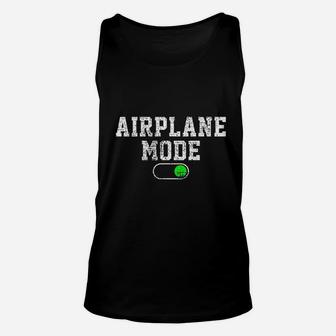 Airplane Mode On Vacation Summer Piolot Aviator Vintage Unisex Tank Top - Seseable