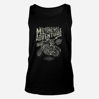 All American Motorcycle Adventure Classic Vintage Unisex Tank Top - Seseable