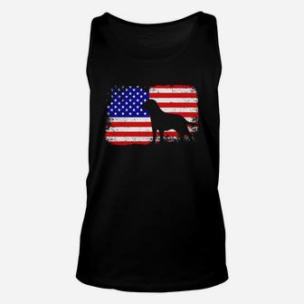 American Flag Labrador Shirt - Usa Flag Labrador Shirt Black Youth B077thj4ry 1 Unisex Tank Top - Seseable