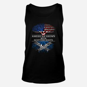 American Grown With Scottish Roots T-shirt Tshirt Unisex Tank Top
