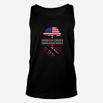 American Grown With Trinidadian Roots Trinidad Unisex Tank Top - Seseable