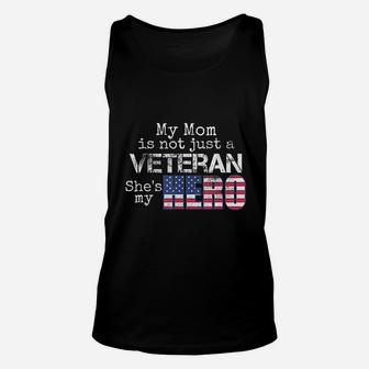 American Military Family Veteran My Mom Us Veteran Hero Unisex Tank Top - Seseable