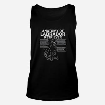 Anatomy Of A Labrador Retriever Funny Lab Dog Owner Gifts Unisex Tank Top - Seseable