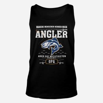 Angler Opa Fischer Angelrute Angeln Hobb TankTop - Seseable