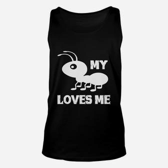 Ant My Aunt Loves Me Family Gifts For Nephew And Niece Unisex Tank Top - Seseable