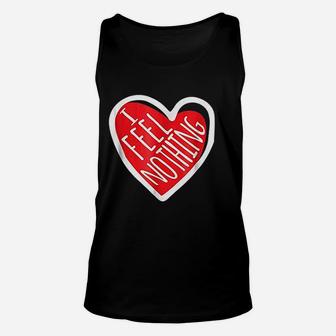Anti Valentines Day Funny Candy Heart Gift Unisex Tank Top - Seseable