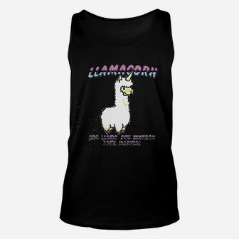 Apparel Unicorn Llamacorn Llama Novelty Gag Crewneck Unisex Tank Top - Seseable