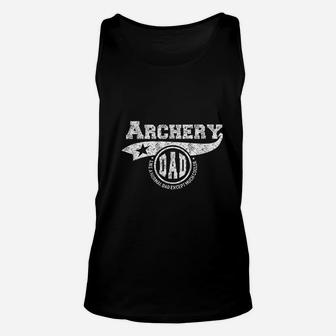 Archery Dad Fathers Day Gift Father Men Unisex Tank Top - Seseable