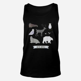 Arctic Animals Gift Walrus Penguin Polar Bear Unisex Tank Top | Seseable UK
